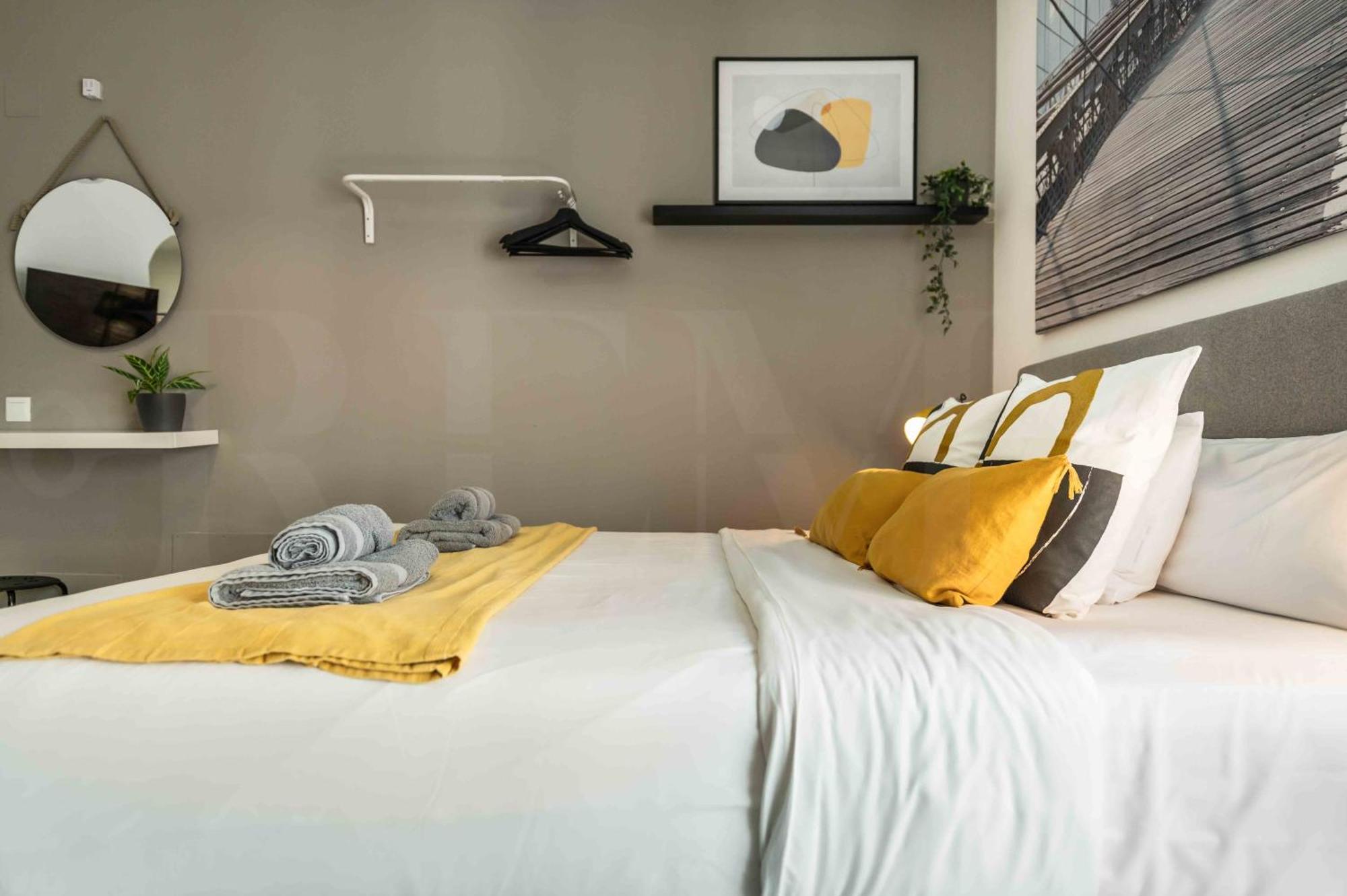 Modern Studio With Private Rooftop Terrace By Rems Málaga Buitenkant foto